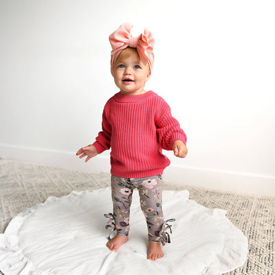 Gigi and Max Sweater: Deep Pink