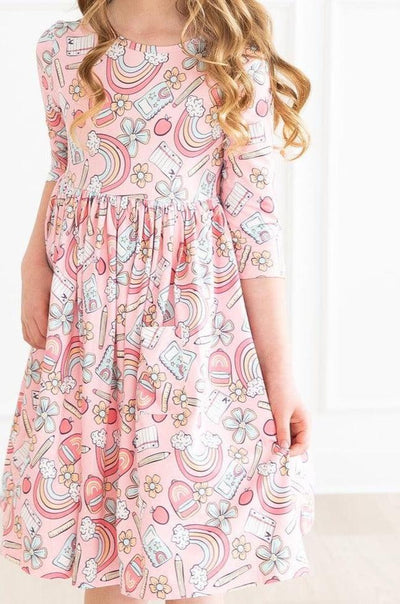 Mila & Rose:  Dream Big Little One Pocket Twirl Dress SHIPS SEPARATELY