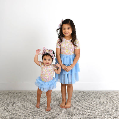 Gigi and Max: Kennedy Floral Tulle Tutu Dress