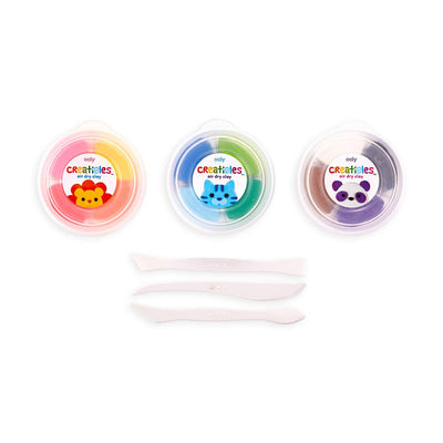 OOLY Creatibles: DIY Air Dry Clay Kit (Set of 12)