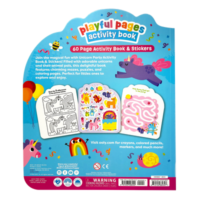 OOLY Activity Book: Unicorn Party!