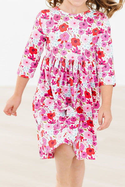 Mila & Rose:  Secret Garden 3/4 Pocket Twirl Dress SHIPS SEPARATELY