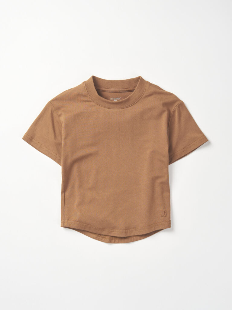 Little Bipsy Oversized Bamboo Tee: Chestnut