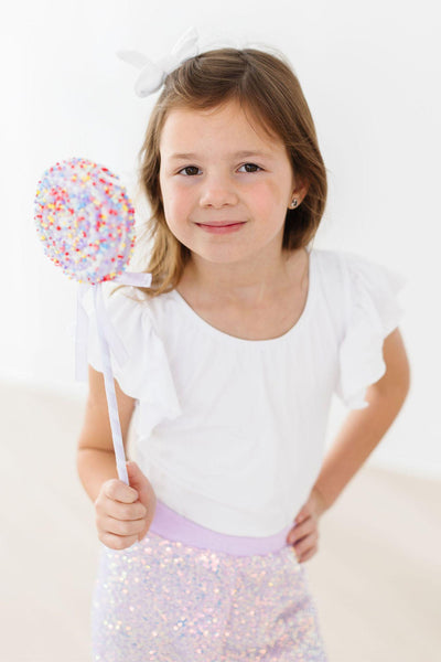 Mila & Rose:  Lavender Sequin Joggers SHIPS SEPARATELY
