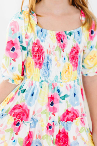Mila & Rose:  Rosie Smocked Ruffle Dress SHIPS SEPARATELY