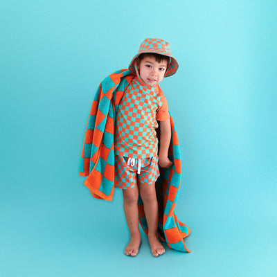 Gigi and Max Swim Shorts: Spencer Checks