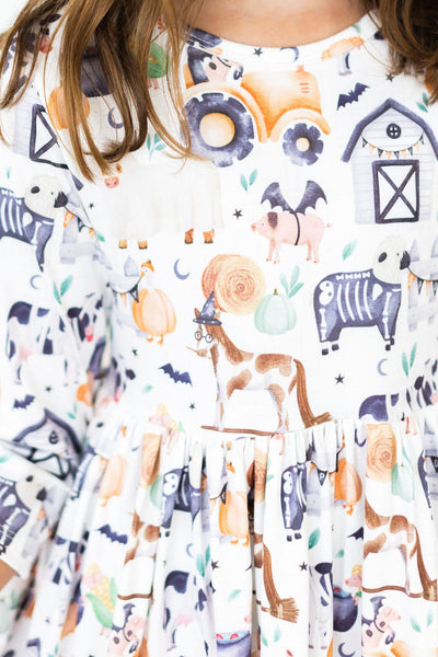 Mila & Rose:  Stay Spooky Pocket Twirl Dress SHIPS SEPARATELY