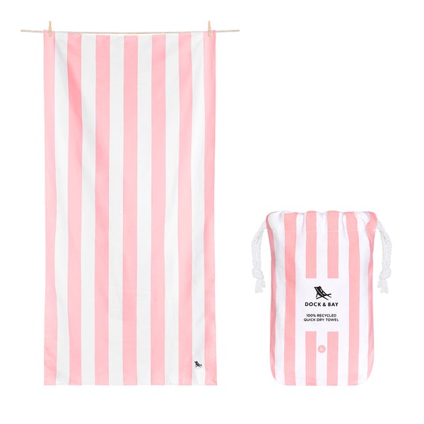 Dock & Bay Quick Dry Towel: Malibu Pink