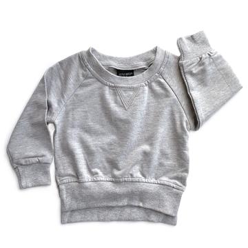 Little Bipsy Pullover: Grey