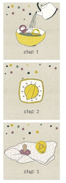 BIBS Pacifiers Classic Round (Single): Vanilla