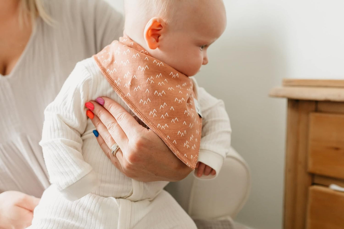 Copper Pearl Bandana Bib Set: Atwood
