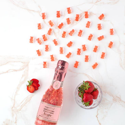 Sugarfina: Strawberry Champagne Bears Celebration Bottle