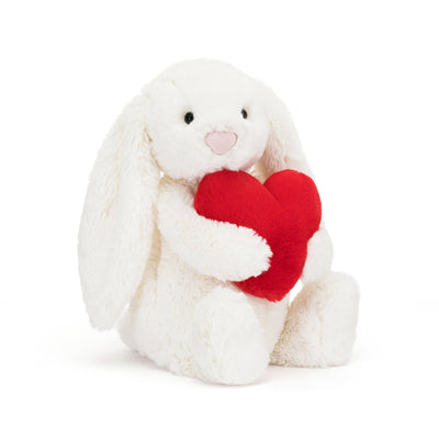 Jellycat: Bashful Red Love Heart Bunny (Multiple Sizes)