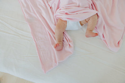 Copper Pearl Swaddle Blanket: Blossom