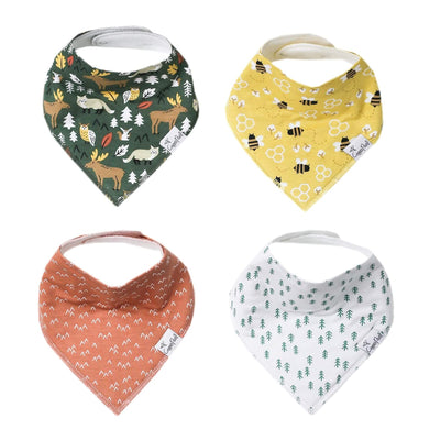 Copper Pearl Bandana Bib Set: Atwood