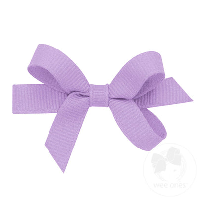 Wee Ones Classic Grosgrain Hair Bow: Light Orchid