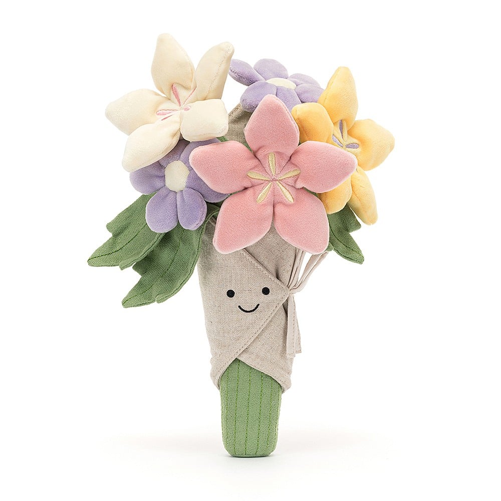 LIMIT ONE PER HOUSEHOLD Jellycat: Amuseable Bouquet of Flowers (12")