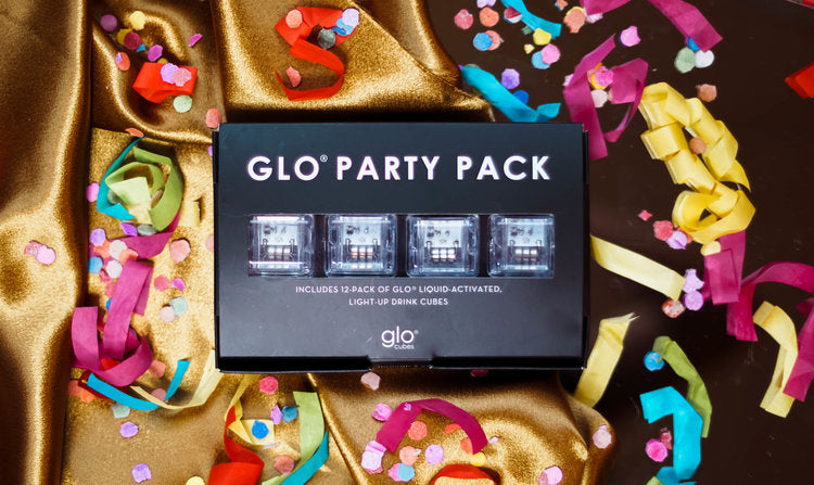 Glo Cubes: Party Liquid-activated cubes (12-pack)