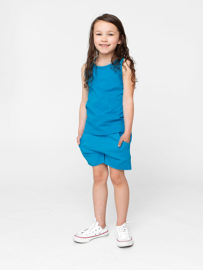 Little Bipsy Elevated Tank Top: Electric Blue