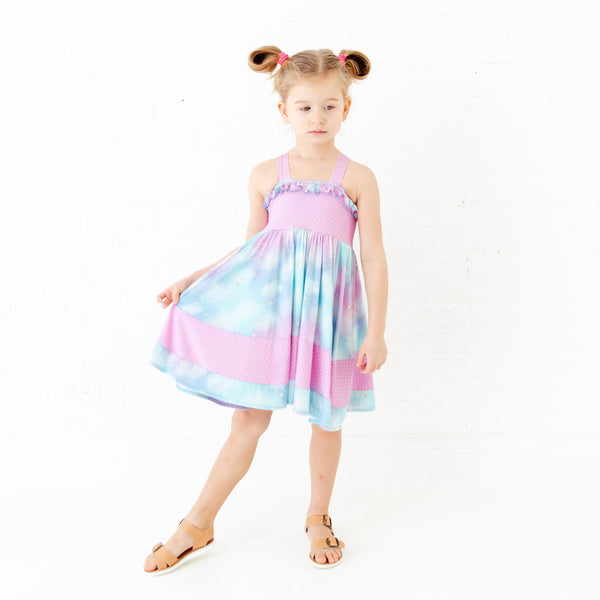 Dreamiere Charm Dress: Cotton Candy Skies