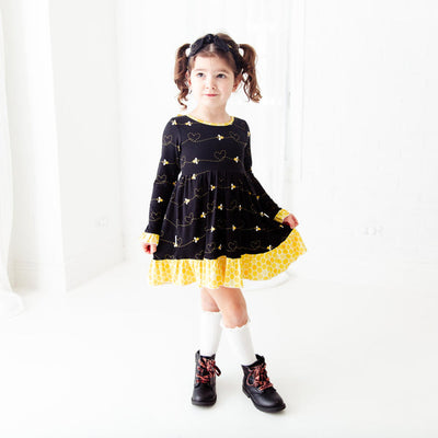 Dreamiere Bow Back Dress and Shorts Set:  Bumble and Kind