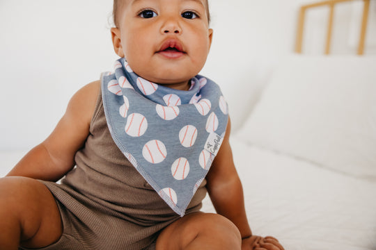 Copper Pearl Bandana Bib Set: Slugger