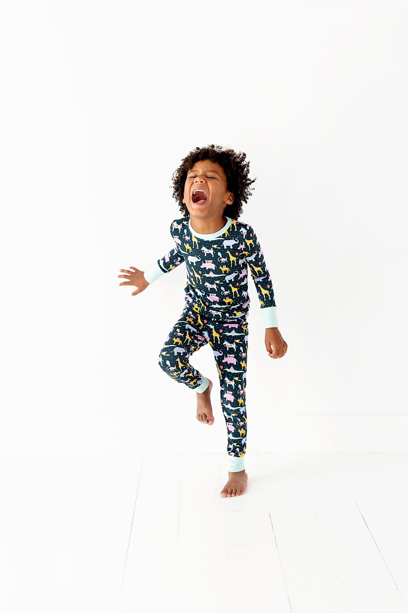 KiKi + Lulu Toddler Pajamas: Hippo Hippo Hooray