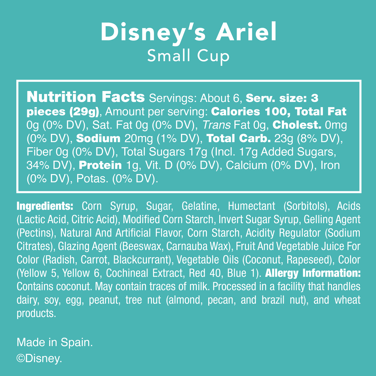 Candy Club Disney Princess: Ariel