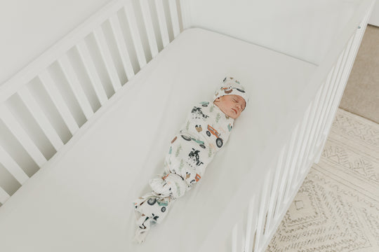 Copper Pearl Swaddle Blanket: Jo