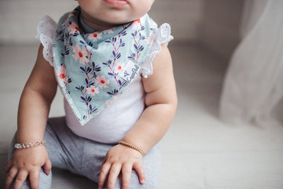 Copper Pearl Bandana Bib Set: Morgan