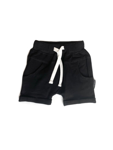 Little Bipsy Harem Shorts: Black