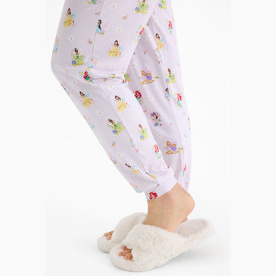 Magnetic Me Modal Women's Short Sleeve Jogger Set: Disney Princess