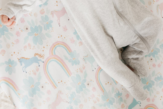 Print of the Week Copper Pearl Fitted Crib Sheet: Whimsy