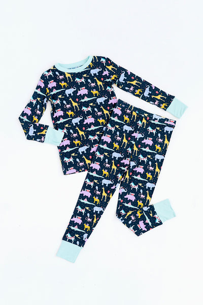 KiKi + Lulu Toddler Pajamas: Hippo Hippo Hooray