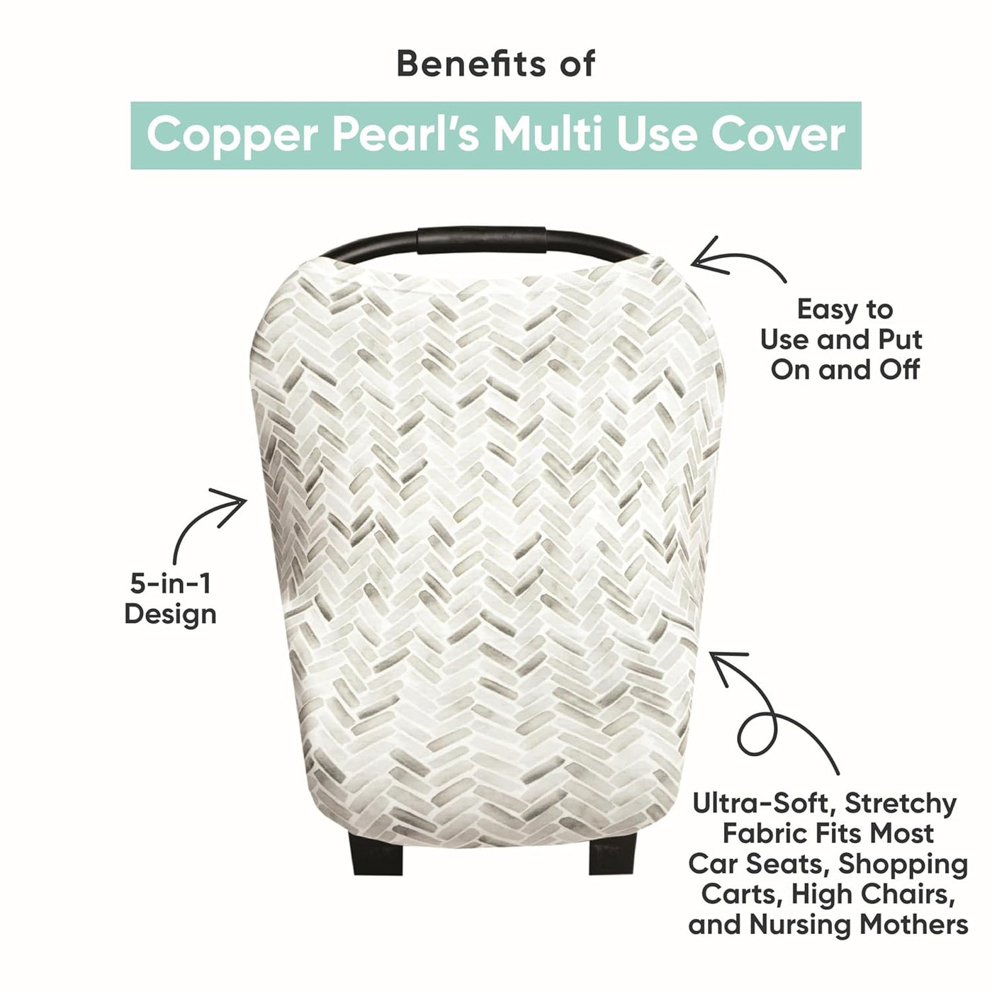 Copper Pearl Multi-Use Cover: Bloom