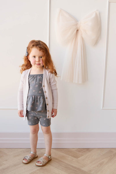 Jamie Kay Organic Cotton Meadow Singlet: Simone Lava