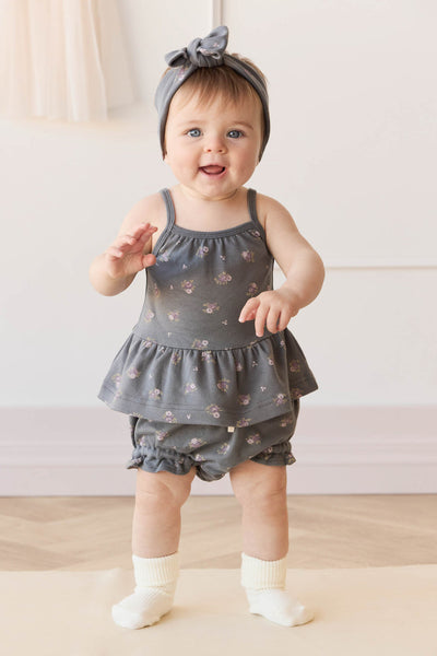Jamie Kay Organic Cotton Meadow Singlet: Simone Lava