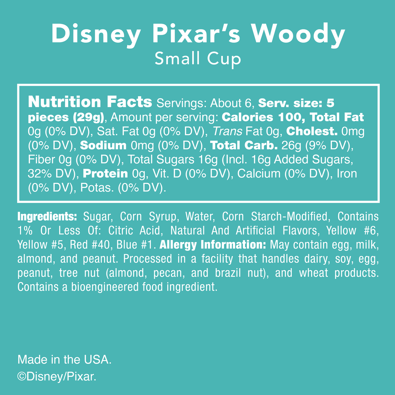Candy Club Disney Pixar: Toy Story Woody