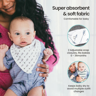 Copper Pearl Bandana Bib Set: Atwood