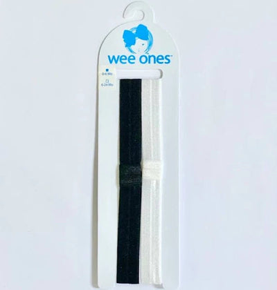 Wee Ones Add-a-Bow Two Pack: White and Black