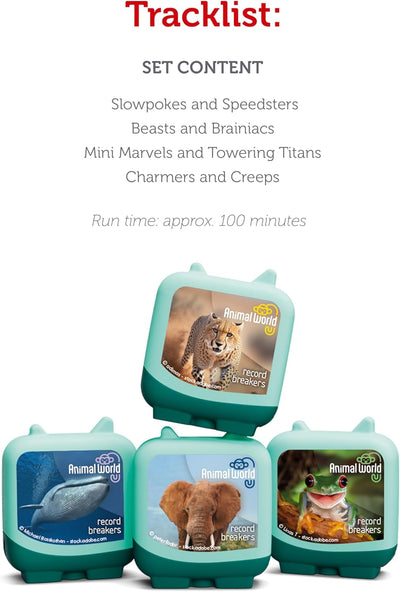 Clever Tonies Set: Animal World Record Breakers
