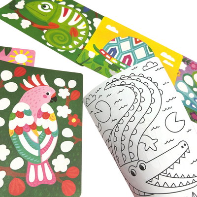 OOLY Foil-tastic Foil Art Kit: Awesome Animals