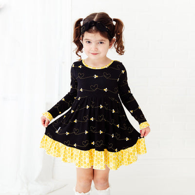 Dreamiere Bow Back Dress and Shorts Set:  Bumble and Kind