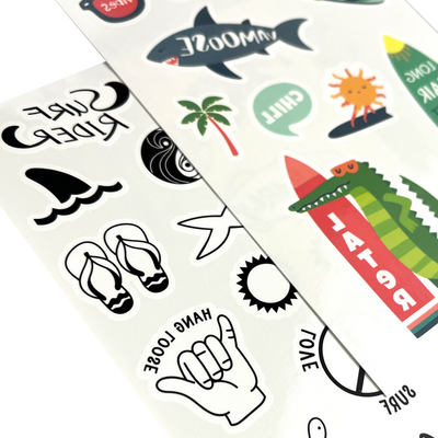 OOLY TattooPalooza Temporary Tattoos Mini Pack: Beach Days