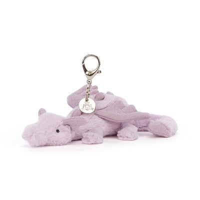 Jellycat: Lavender Dragon Bag Charm (9")