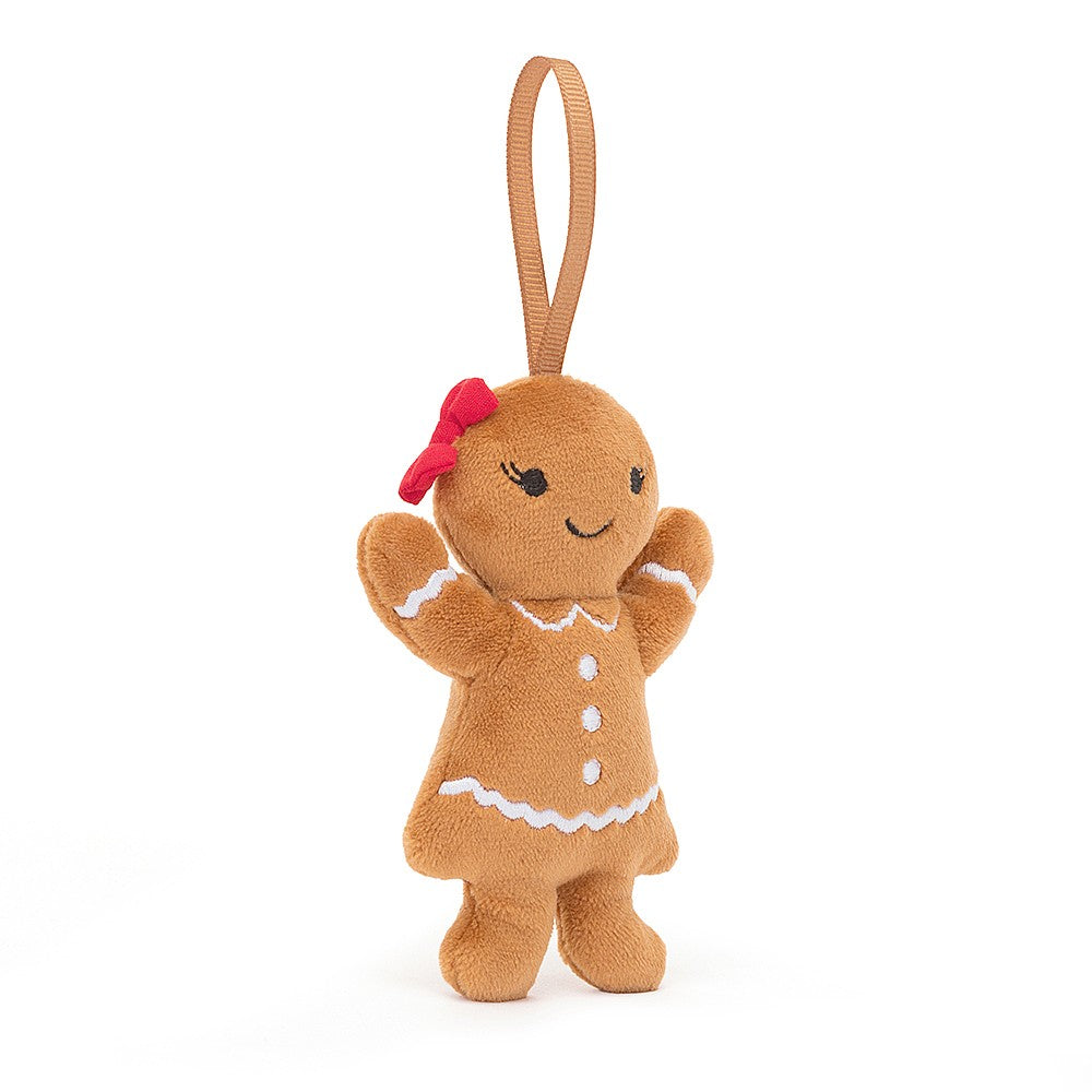 Jellycat: Festive Folly Gingerbread Ruby (4")
