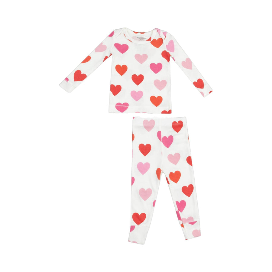 Angel Dear Long Sleeve Loungewear Set: Big Hearts