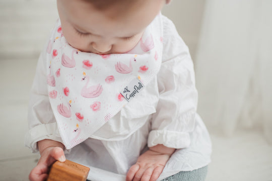 Copper Pearl Bandana Bib Set: June