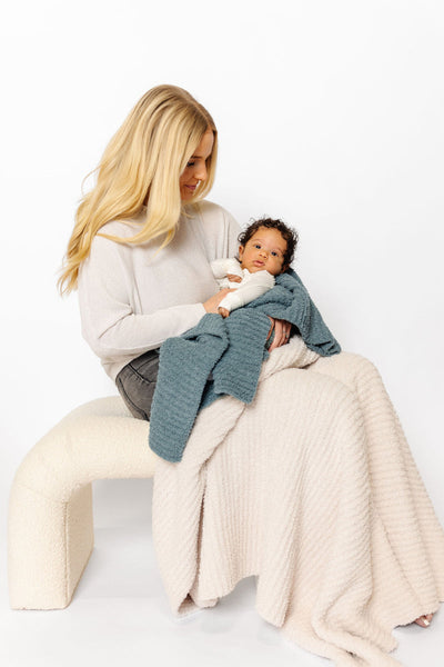 Lou Lou and Company Chenille Blanket: Dune