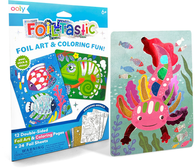 OOLY Foil-tastic Foil Art Kit: Awesome Animals